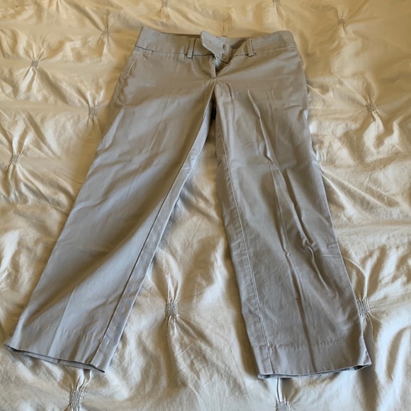 Ann Taylor Grey Capri Slacks - Picture 1 of 3